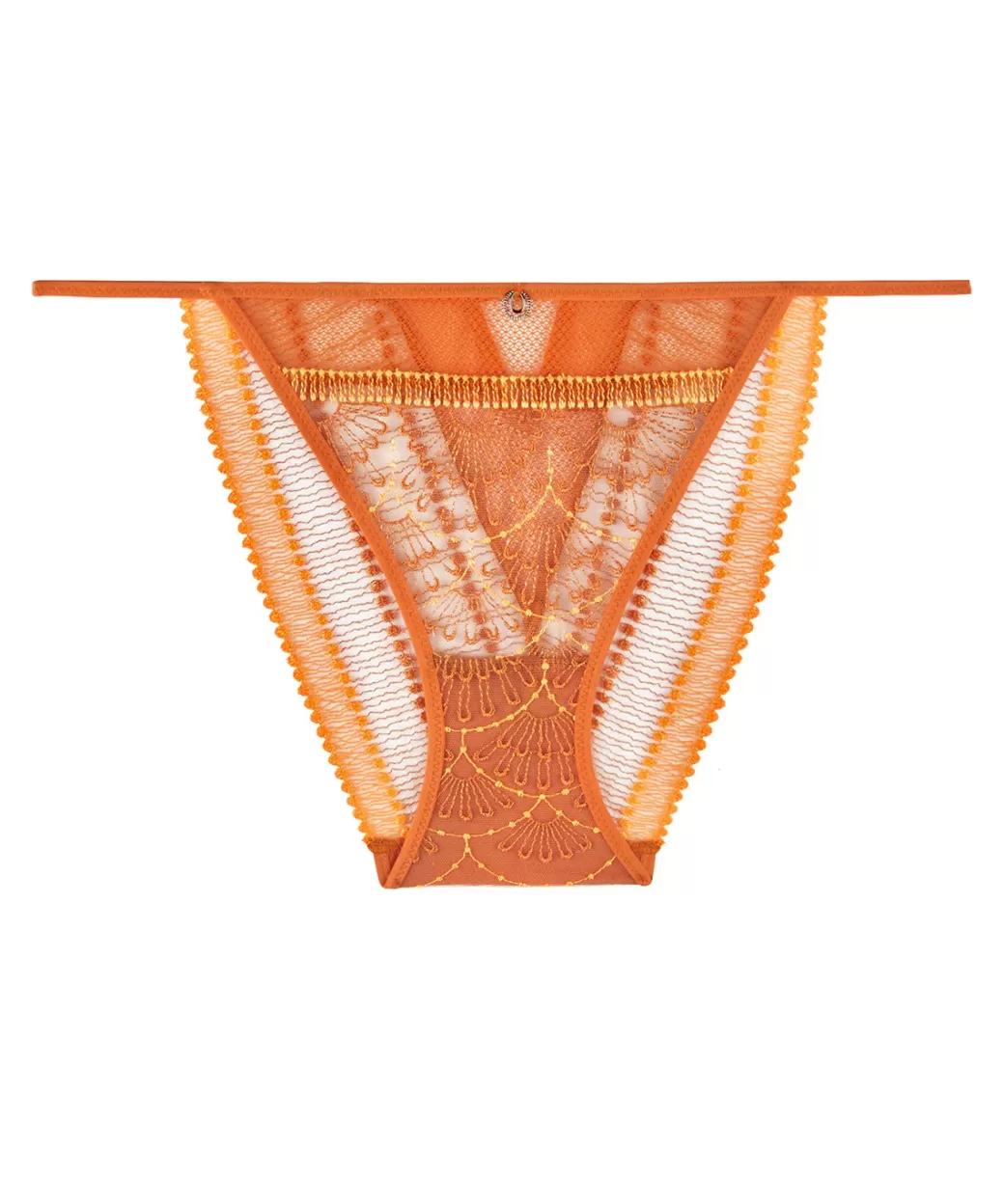 Aubade Culotte échancrée Mini-coeur Orange Pulp Shop