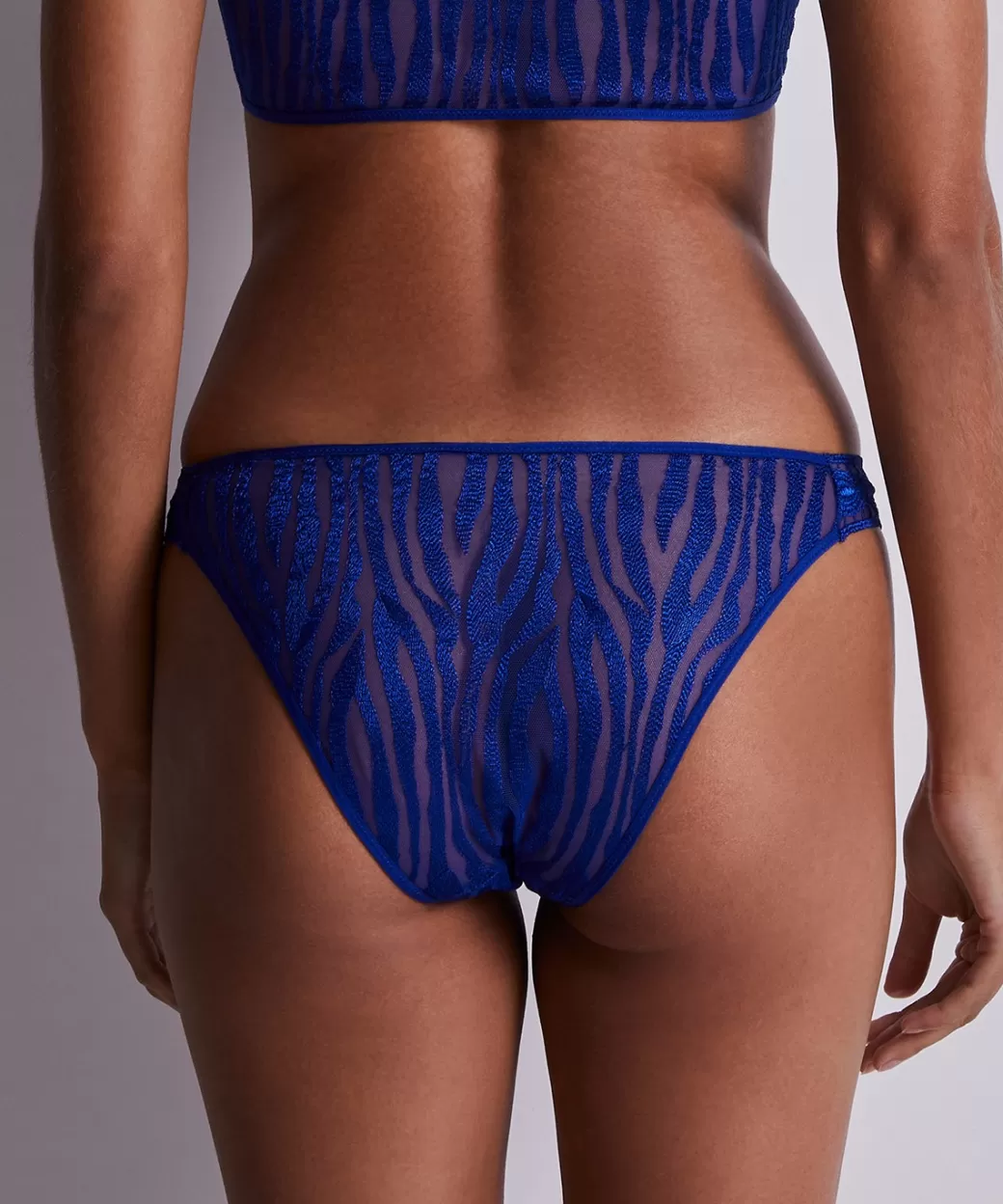 Aubade Culotte échancrée Mini-coeur Blue Sensation Online