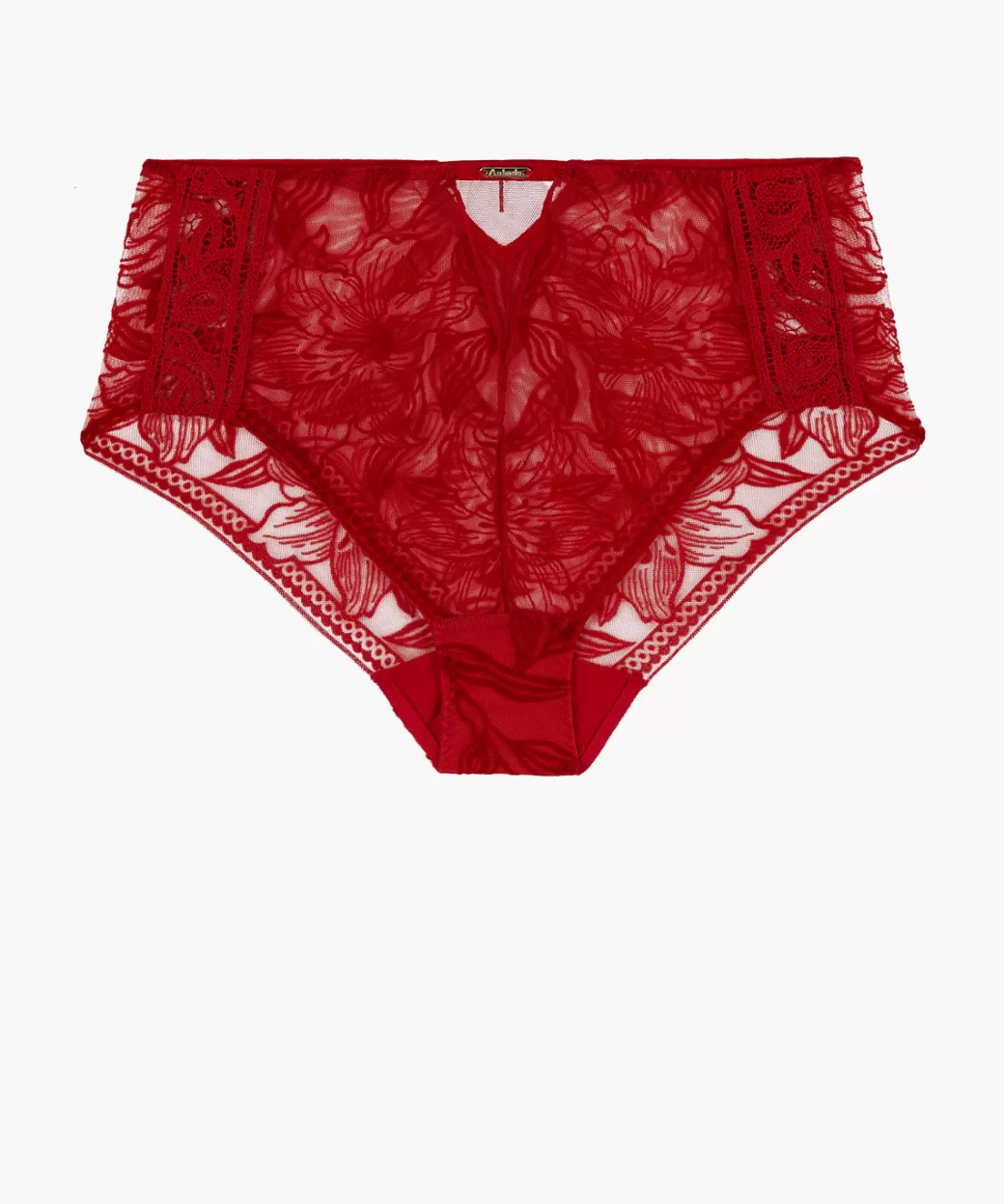 Aubade Culotte Taille Haute Rouge Rebelle Fashion