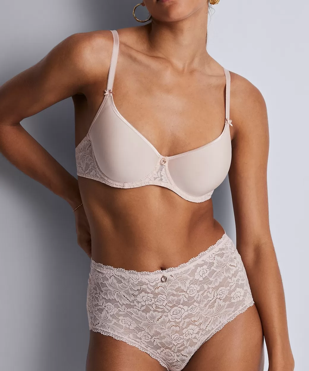 Aubade Culotte Taille Haute Nude d’Été New