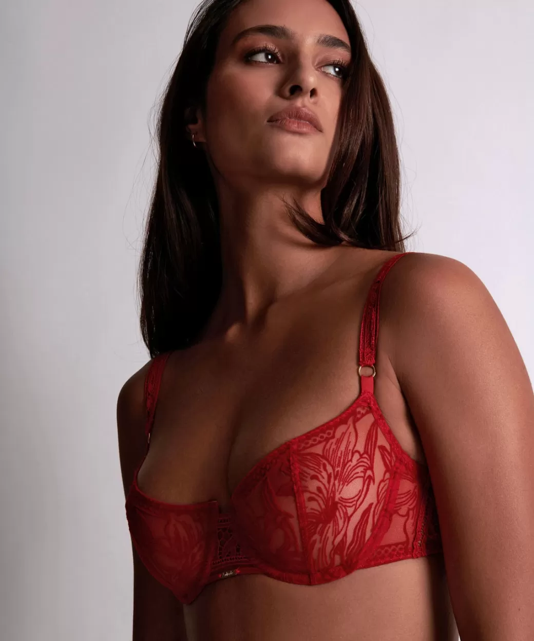 Aubade Soutien-gorge Corbeille Rouge Rebelle Hot