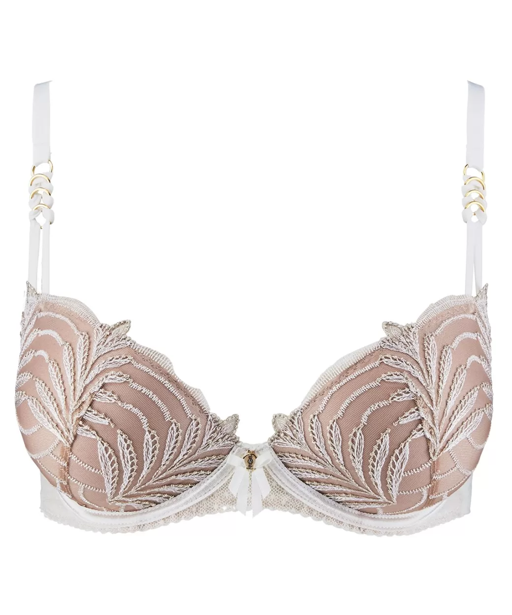 Aubade Soutien-gorge Push-up Coque Gold Feather Clearance