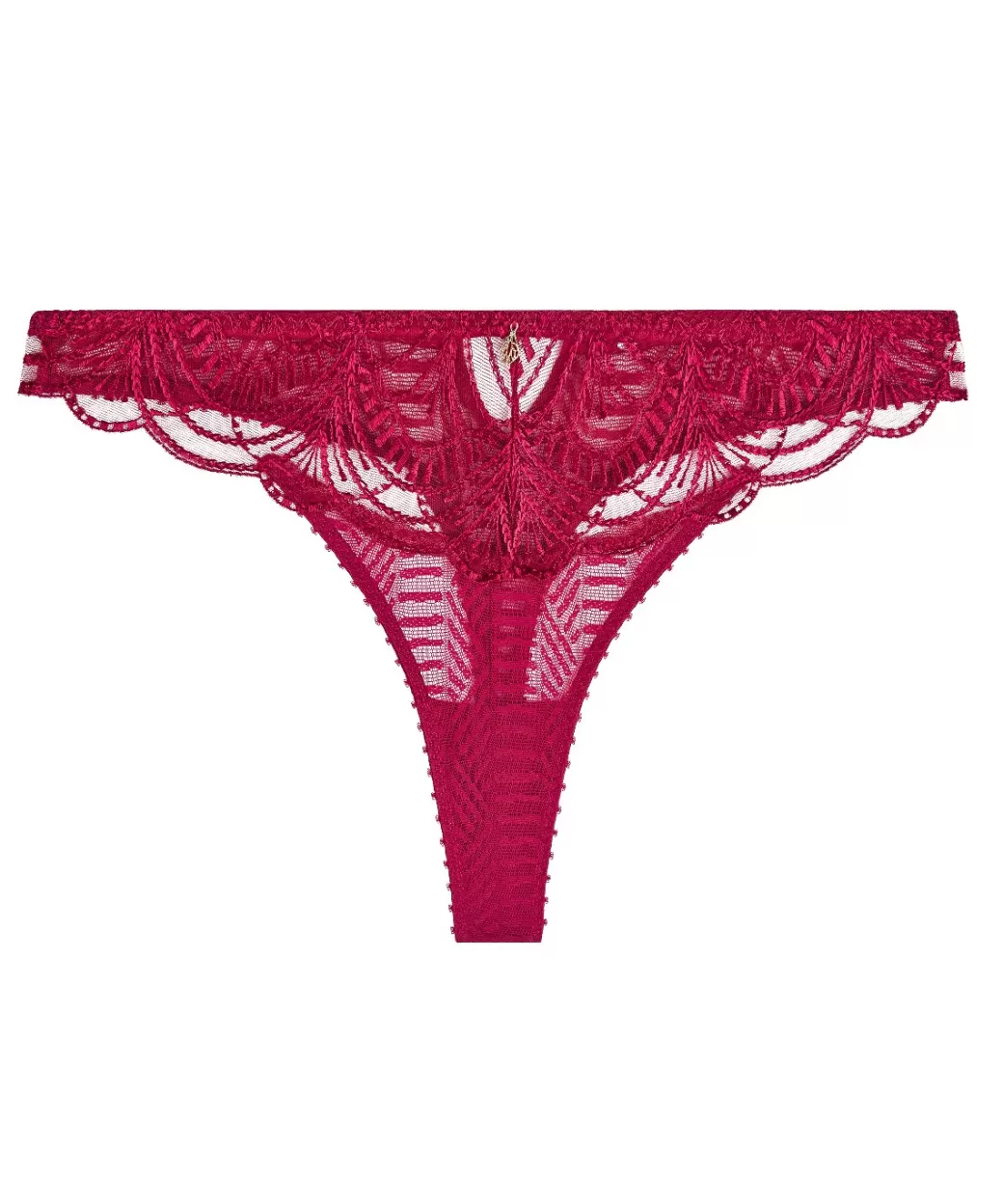 Aubade Tanga Rouge Love et Uni Bordeaux New